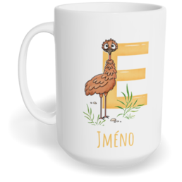 Hrnek klasický velký s vlastním potiskem - Jméno E