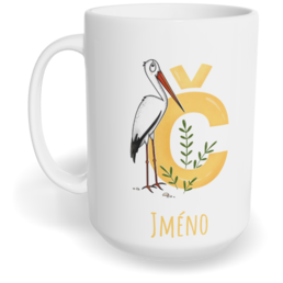 Hrnek klasický velký s vlastním potiskem - Jméno Č