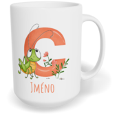 Hrnek klasický velký s vlastním potiskem - Jméno C