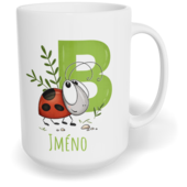 Hrnek klasický velký s vlastním potiskem - Jméno B