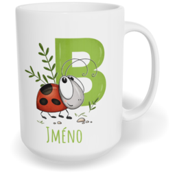 Hrnek klasický velký s vlastním potiskem - Jméno B