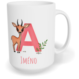 Hrnek klasický velký s vlastním potiskem - Jméno A