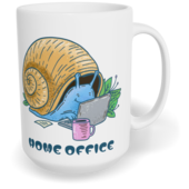 Hrnek klasický velký s vlastním potiskem - Home office