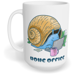 Hrnek klasický velký s vlastním potiskem - Home office