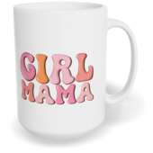 Hrnek klasický velký s vlastním potiskem - Girl mama