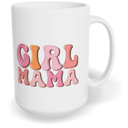 Hrnek klasický velký s vlastním potiskem - Girl mama
