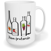 Hrnek klasický velký s vlastním potiskem - Frutarián