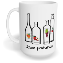 Hrnek klasický velký s vlastním potiskem - Frutarián