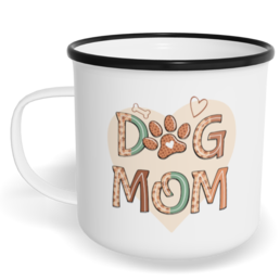 Hrnek plecháček s potiskem na míru - Dog mom
