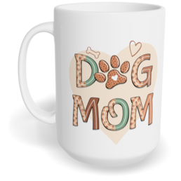 Hrnek klasický velký s vlastním potiskem - Dog mom