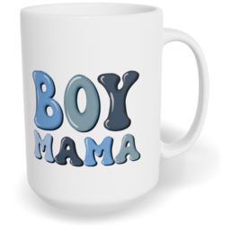 Hrnek klasický velký s vlastním potiskem - Boy mama