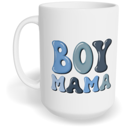 Hrnek klasický velký s vlastním potiskem - Boy mama