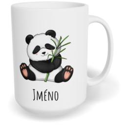 Hrnek klasický velký s vlastním potiskem - Panda