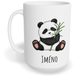 Hrnek klasický velký s vlastním potiskem - Panda