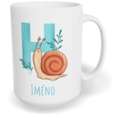 Hrnek klasický velký s vlastním potiskem - Jméno H