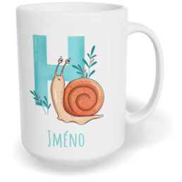Hrnek klasický velký s vlastním potiskem - Jméno H