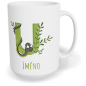 Hrnek klasický velký s vlastním potiskem - Jméno U