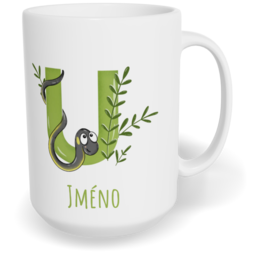 Hrnek klasický velký s vlastním potiskem - Jméno U