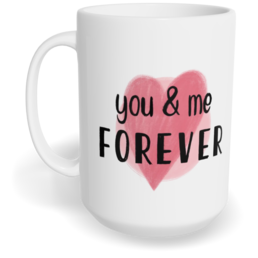 Hrnek klasický velký s vlastním potiskem - You and me forever
