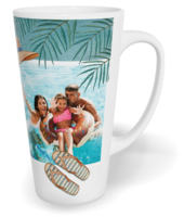 Hrnek latte velký s vlastním potiskem - Summer