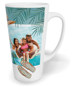 Hrnek latte velký s vlastním potiskem - Summer