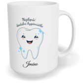 Hrnek klasický velký s vlastním potiskem - Nejlepší dentální hygienistka