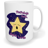 Hrnek klasický velký s vlastním potiskem - Potřebuju kafe