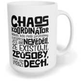 Hrnek klasický velký s vlastním potiskem - Chaos koordinátor