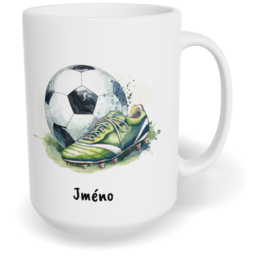 Hrnek klasický velký s vlastním potiskem - Fotbal vol. 1